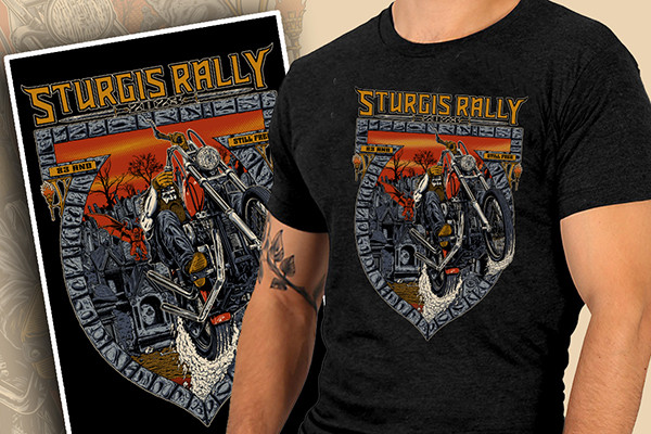 Sturgis Rally Limited Edition 2023 Poster and Shirt